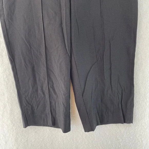 Style&co. Shorts Women's Sz 6 Black Bermuda Pleated Mid-Rise Pockets Stretch - Picture 7 of 9